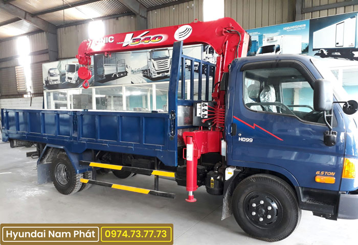 Xe Tải Hyundai HD99 Gắn Cẩu Unic 3 Tấn URV343